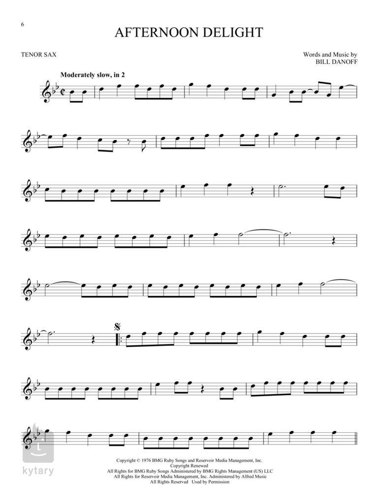 musicas encima Circunstancias imprevistas MS 101 Popular Songs: Tenor Sax Partituras para saxofón