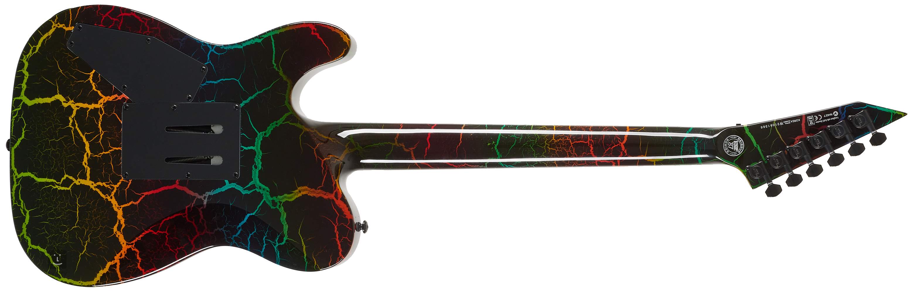 término análogo juicio Suponer ESP LTD Eclipse 87 Rainbow Crackle Guitarra eléctrica