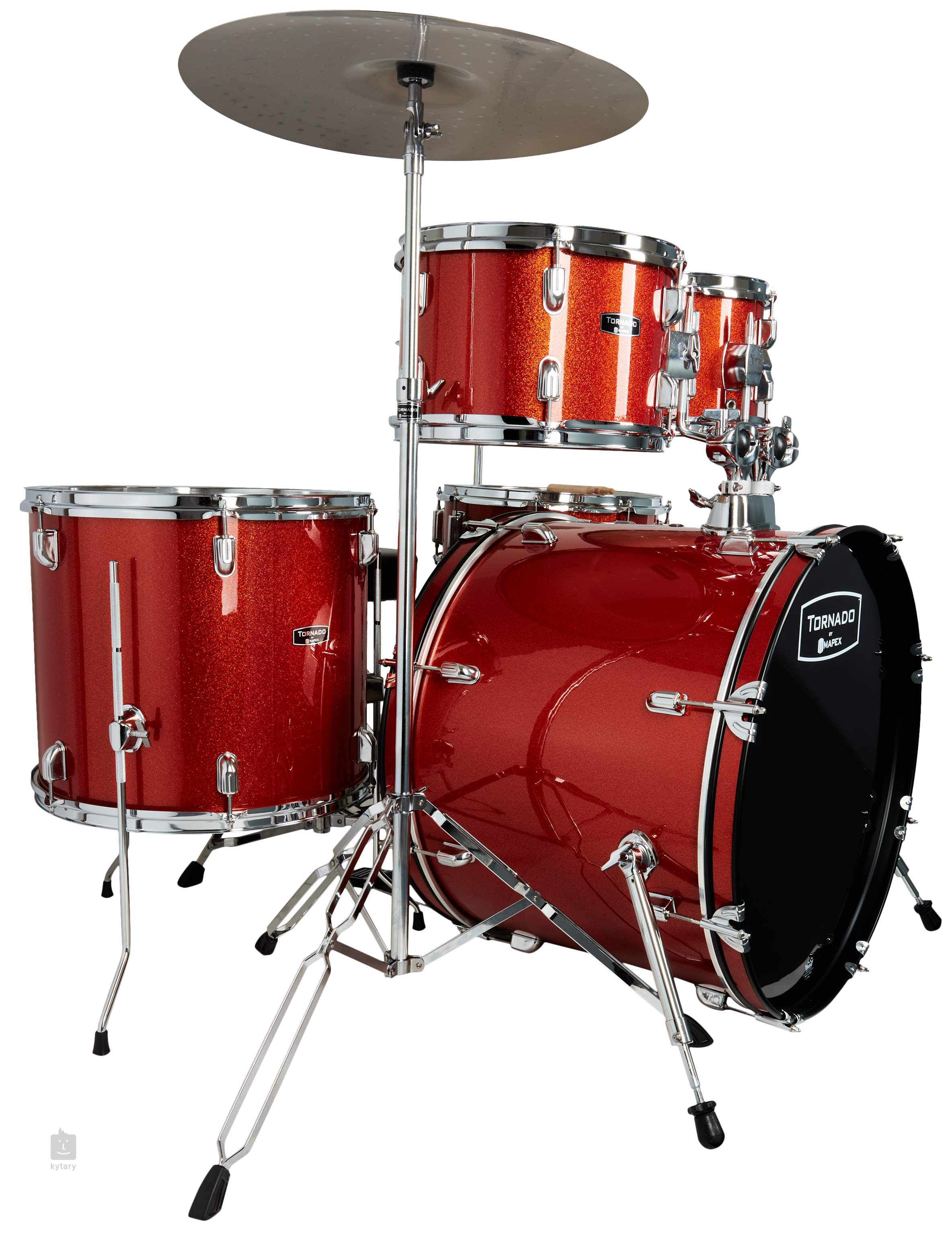 Bateria Tornado By Mapex 22 Rojo