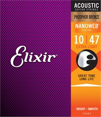 Elixir Nanoweb Phosphor Bronze Extra Light