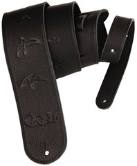 PRS Leather Strap Black Birds