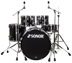 Sonor AQ1 Piano Black Stage Set