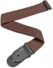 D'Addario Polypropylene Guitar Strap Brown