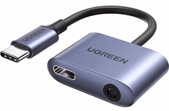 Ugreen 60164 External DA converter USB-C/3.5mm Audio with PD - Convertisseur USB