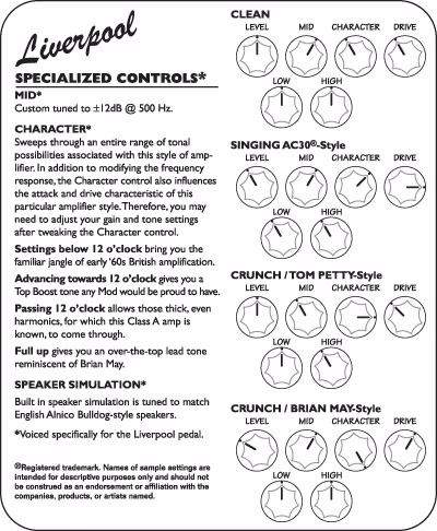 TECH21 Liverpool V2 - Effet guitare