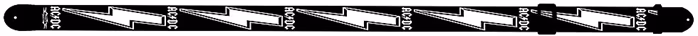 Perri's Leathers 1035 AC/DC Strap I - Sangle de guitare