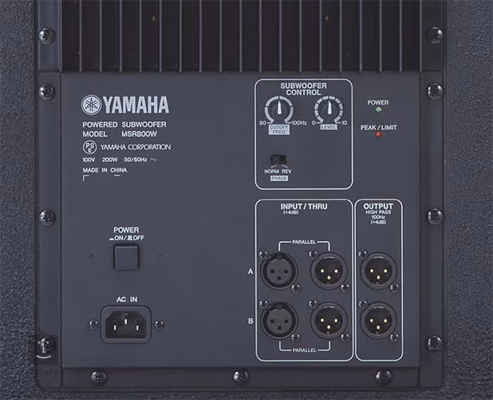 Yamaha MSR 800 W (rozbalené) - Subwoofer actif