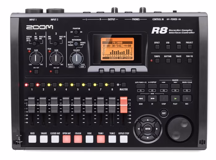 Zoom R8 (déballé) - Enregistreur multipiste