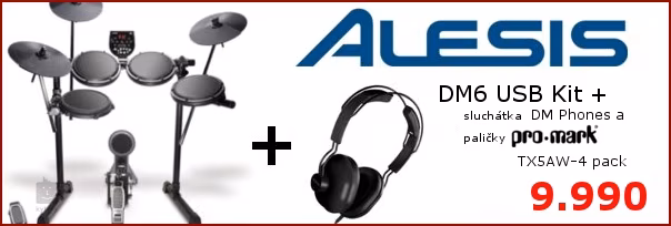 Alesis DM6 Kit + DM Phones + TX5AW-4 - Batterie électronique