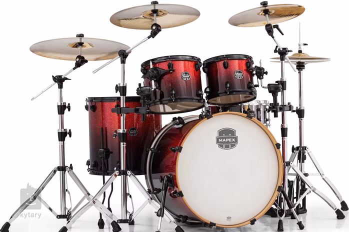 Mapex Armory rock set Magma red - Batterie