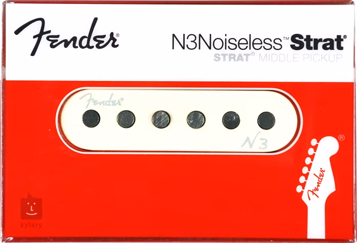 Fender Single N3 Noiseless Strat Middle Pickup - Capteur pour guitare électrique