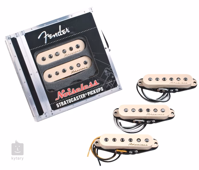 Fender Vintage Noiseless Stratocaster Pickups Set AW - Ensemble de capteurs pour guitare électrique