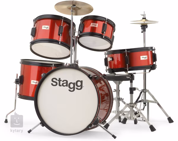 Stagg Junior 5 Red - Batterie pour enfant