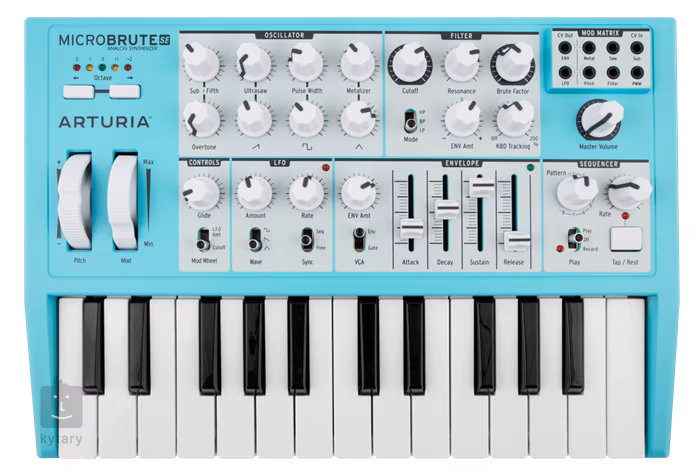 Arturia MicroBrute SE Blue - Synthétiseur analogue