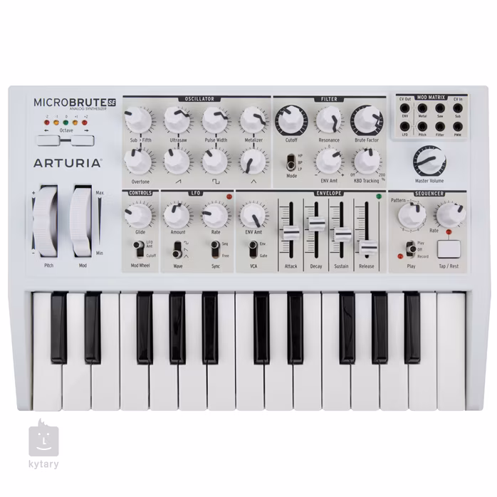 Arturia MicroBrute SE White - Synthétiseur analogue