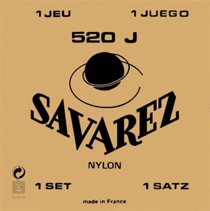 Savarez 520J Traditional High Tension - Cordes en nylon pour guitare classique