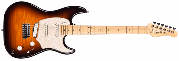 Godin Progression Plus Vintage Burst HG MN - Guitare électrique