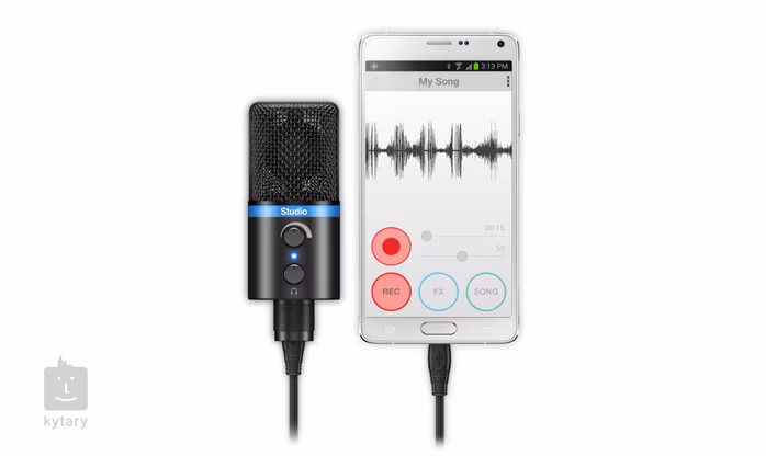 IK Multimedia iRig Mic Studio - Microphone pour iPhone/iPod/iPad/Android