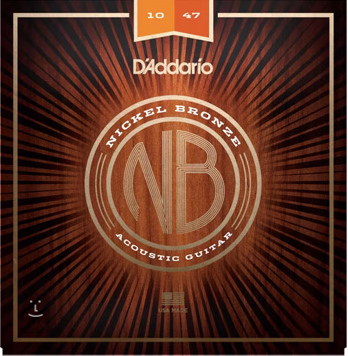 D'Addario NB1047 - Cordes en métal pour guitare acoustique