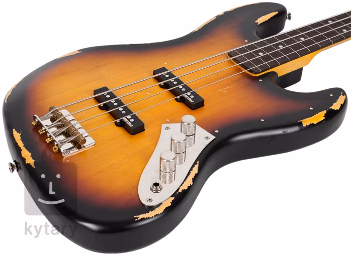 Vintage V74 MRJP - Basse électrique fretless