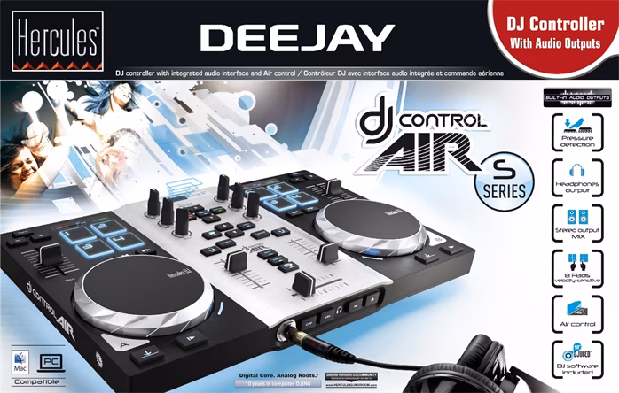 Hercules DJ Air S - Contrôleur DJ pour iPad