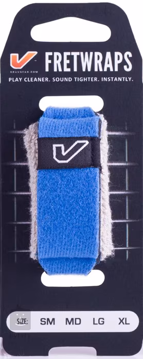 Gruvgear FretWraps Blue Extra Large - Sourdine pour instruments a corde
