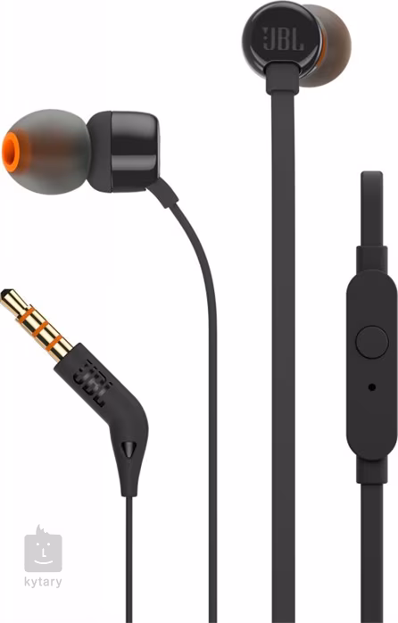JBL T110 Black - Écouteurs In-Ear