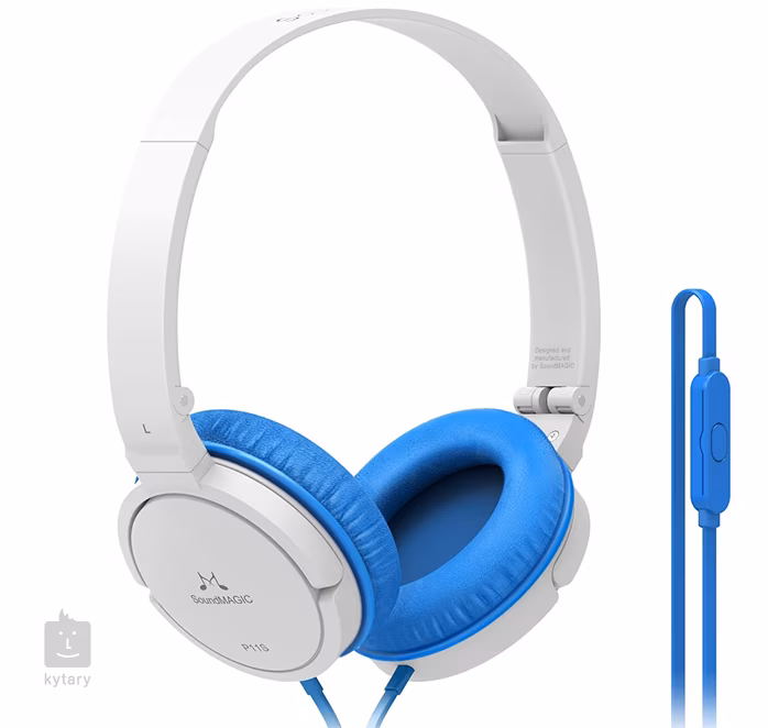 SoundMAGIC P11S White blue - Écouteurs 