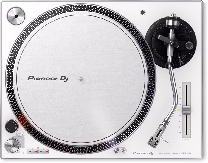 Pioneer DJ PLX-500 WH (déballé) - DJ gramophone a entraînement direct