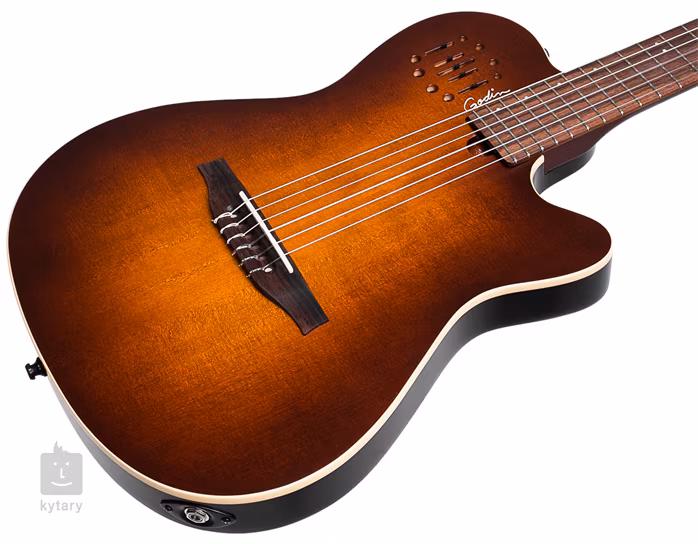 Godin Multiac Nylon Encore Burnt Umber - Guitare électroacoustique