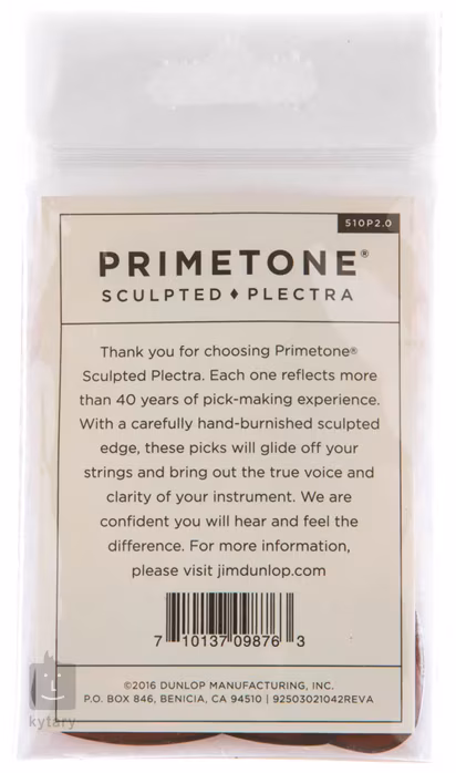 Dunlop Primetone Standard 2.0 with Grip - Médiators