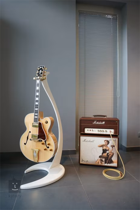 Bulldog Dragon One - White (High Gloss) - Support pour guitare