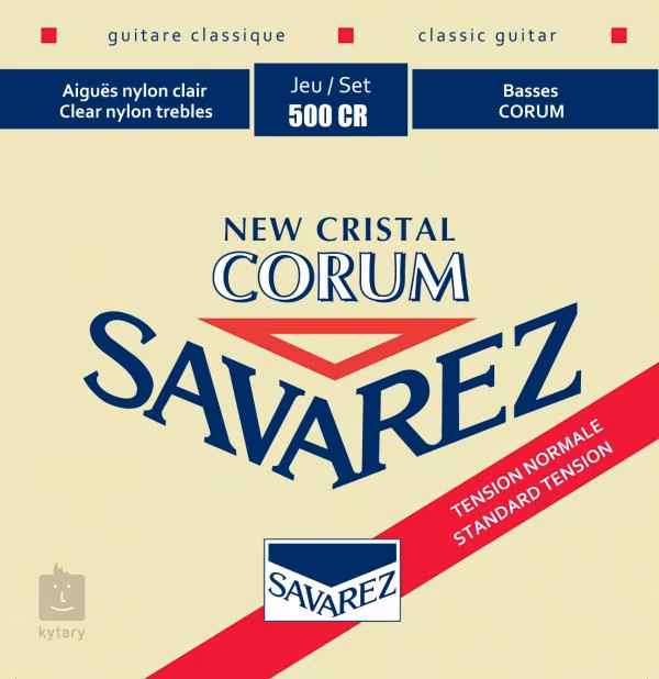 Savarez 500CR New Cristal Corum Normal Tension - Cordes en nylon pour guitare classique