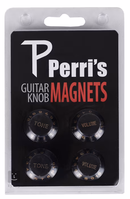 Perri's Leathers Guitar Knob Magnets Black - Aimant