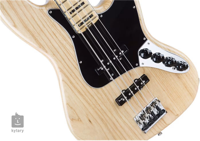 Fender American Elite Jazz Bass Ash MN NAT - Basse électrique