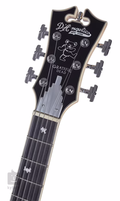 D'Angelico Premier Grateful Dead Bedford Antique White - Guitare électrique