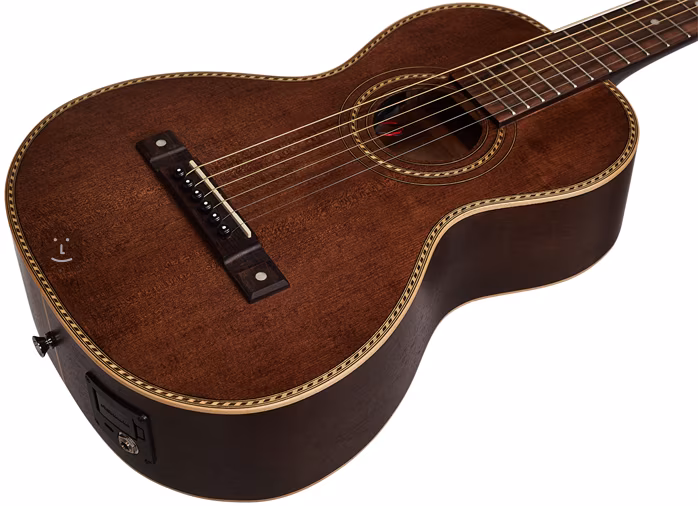Vintage VTR800PB-USB - Guitare de voyage électroacoustique