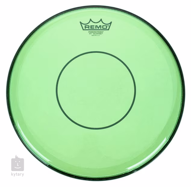 Remo 14" Powerstroke 77 Colortone Green - Peau pour caisse claire