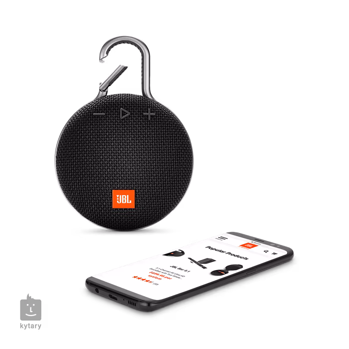 JBL Clip 3 Black - Haut-parleur portable sans fil