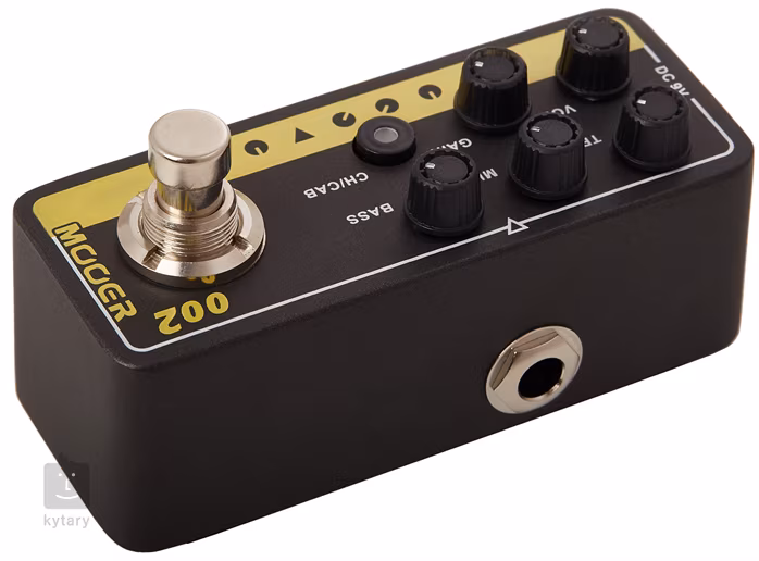 Mooer Micro PreAMP 002 - UK Gold 900 - Préamplificateur pour guitare
