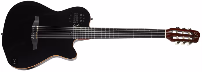 Godin Multiac ACS-SA Nylon Black Pearl HG - Guitare électroacoustique midi