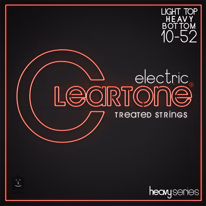 Cleartone Heavy Series 10-52 Light Top/Heavy Bottom - Cordes pour une guitare électrique