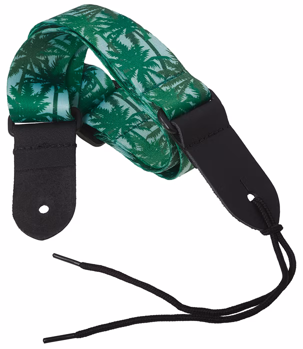 Perri's Leathers 7094 Ukulele Palm Trees - Sangle pour ukulélé