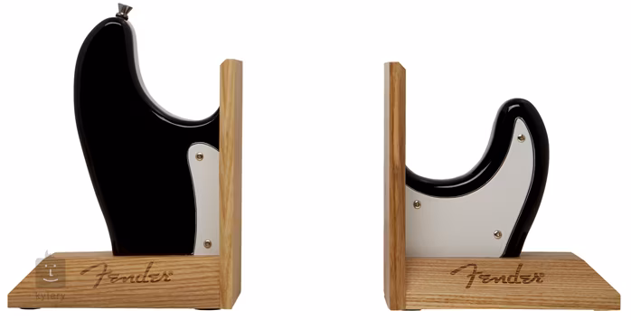 Fender Strat Body Bookends Black - Cadeau