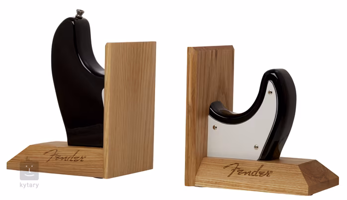 Fender Strat Body Bookends Black - Cadeau