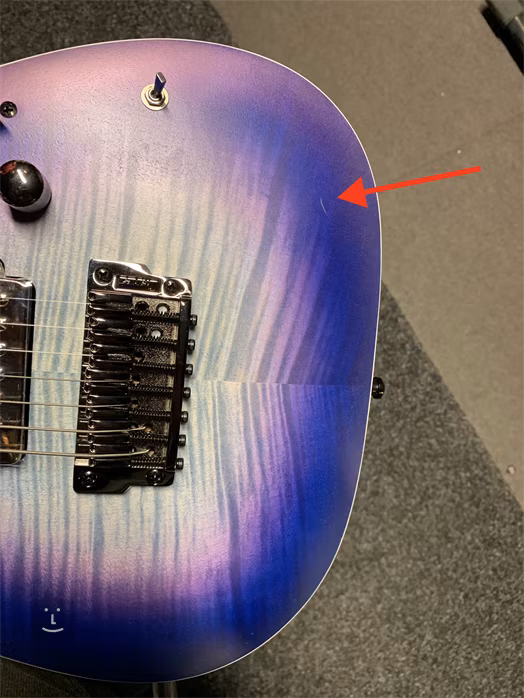 Ibanez RGA71AL-IAF (endommagé) - Guitare électrique a sept cordes