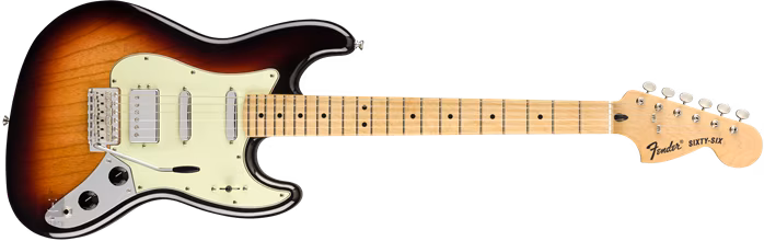 Fender Sixty-Six MN 3CS - Guitare électrique