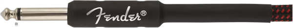 Fender Professional Series 25' Instrument Cable Red Tweed - Câble d'instrument