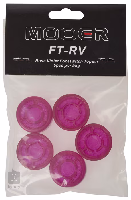 Mooer Candy Footswitch Topper Rose - Capuchon pour footswitch