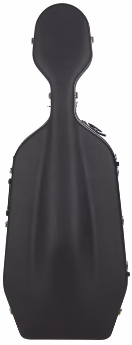 Hiscox Standard Cello Case With Wheels & Pull Handle - Black/Silver - Housse rigide pour violoncelle